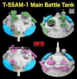 画像4: ライフィールドモデル[RFM5147]1/35 T-55AM-1 主力戦車w/可動式履帯