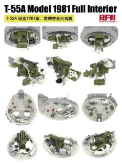 画像11: ライフィールドモデル[RFM5155]1/35 T-55A Mod.1981 w/フルインテリア＆可動式履帯