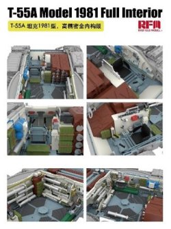 画像8: ライフィールドモデル[RFM5155]1/35 T-55A Mod.1981 w/フルインテリア＆可動式履帯