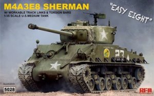 画像1: ライフィールドモデル[RFM5028]1/35 M4A3E8 シャーマン中戦車 「イージーエイト」w/可動式履帯 (1)