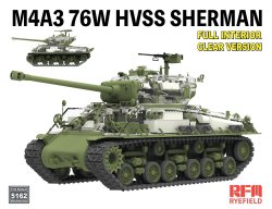 画像1: ライフィールドモデル[RFM5162]1/35 M4A3 シャーマン 76Ww/フルインテリア クリアバージョン