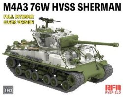画像2: ライフィールドモデル[RFM5162]1/35 M4A3 シャーマン 76Ww/フルインテリア クリアバージョン
