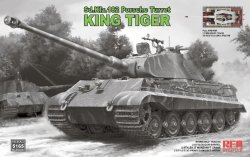 画像1: ライフィールドモデル[RFM5165]1/35 Sd.Kfz.182 キングタイガー"ポルシェ砲塔"w/2t簡易クレーン &連結組立可動式履帯 (フルインテリア)