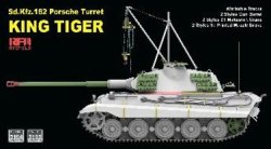 画像8: ライフィールドモデル[RFM5165]1/35 Sd.Kfz.182 キングタイガー"ポルシェ砲塔"w/2t簡易クレーン &連結組立可動式履帯 (フルインテリア)