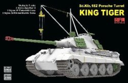 画像10: ライフィールドモデル[RFM5165]1/35 Sd.Kfz.182 キングタイガー"ポルシェ砲塔"w/2t簡易クレーン &連結組立可動式履帯 (フルインテリア)