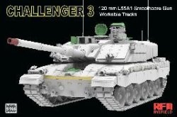 画像6: ライフィールドモデル[RFM5166]1/35 チャレンジャー3w/連結組立可動式履帯