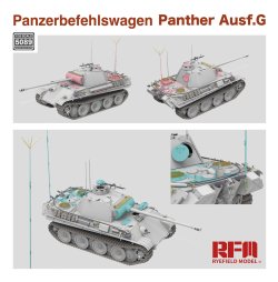 画像3: ライフィールドモデル[RFM5089] 1/35 パンターG型 指揮戦車 w/可動式履帯