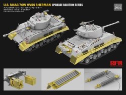 画像3: ライフィールドモデル[RFM2002]1/35 M4A3 76W HVSS シャーマン用グレードアップパーツセット(RFM5028 & RFM5042用)