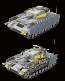 画像3: ライフィールドモデル[RFM2003]1/35 IV号戦車 J型 後期型用グレードアップパーツセット(RFM5033 & RFM5043用)