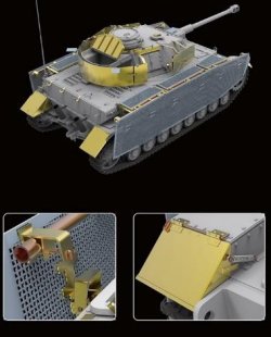 画像4: ライフィールドモデル[RFM2003]1/35 IV号戦車 J型 後期型用グレードアップパーツセット(RFM5033 & RFM5043用)