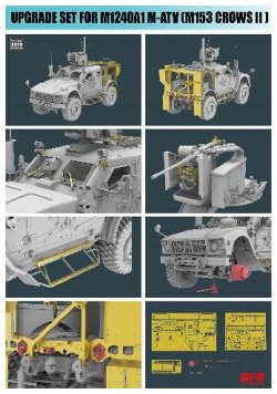 画像2: ライフィールドモデル[RFM2010]1/35 M1240A1 M-ATV w/M153 CROWS II用グレードアップパーツセット (RFM5052用)