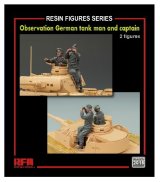 ライフィールドモデル[RFM2015]1/35 ドイツ戦車兵と戦車長  レジンフィギュア