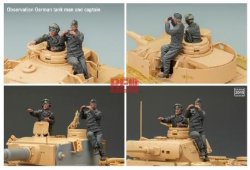 画像2: ライフィールドモデル[RFM2015]1/35 ドイツ戦車兵と戦車長  レジンフィギュア