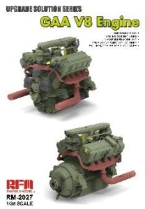 画像1: ライフィールドモデル[RFM2027]1/35 アメリカ GAA V8エンジン (1)