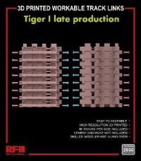 ライフィールドモデル[RFM2030]1/35 ティーガーI後期型用可動式 履帯セット (3Dプリンター製)