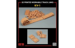 画像2: ライフィールドモデル[RFM2037] 1/35 KV-1用可動式履帯セット （3Dプリンター製）