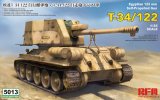 ライフィールドモデル[RFM5013]1/35 エジプト軍 T-34-122 自走砲