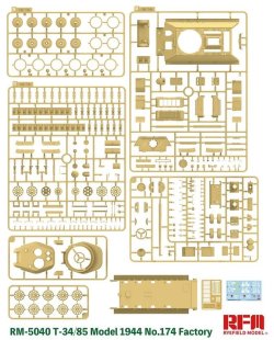 画像3: ライフィールドモデル[RFM5040]1/35 T-34/85 Mod.1944第174工場