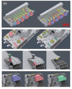 画像2: ライフィールドモデル[RFM5045]1/35 パンター F型 w/連結組立可動式履帯