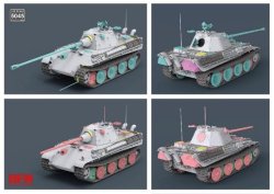 画像3: ライフィールドモデル[RFM5045]1/35 パンター F型 w/連結組立可動式履帯