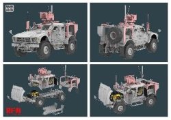 画像2: ライフィールドモデル[RFM5052]1/35 M1240A1 M-ATV w/M153 CROWS II & フルインテリア