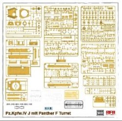 画像3: ライフィールドモデル[RFM5068]1/35 IV号戦J型w/パンターF砲塔