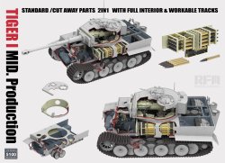 画像2: ライフィールドモデル[RFM5100]1/35 タイガーI 重戦車 中期型 w/フルインテリア