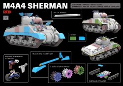 画像2: ライフィールドモデル[RFM5119]1/35 M4A4 シャーマン