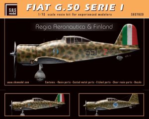 画像1: S.B.S model[SBM7029]1/72 フィアット G.50 セリエI「イタリア & フィンランド」 リミテッドエディション (1)