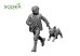 画像6: SCENIX Studio[SXCF35002]1/35 WWII 「チャイルド&パピー」走るフランスの子供とフレンチ・ブルドッグの子犬 (6)