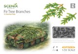SCENIX Studio[SXP35002]1/35 ジオラマアクセサリー モミの枝(偽装/植生用)