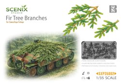 画像1: SCENIX Studio[SXP35002]1/35 ジオラマアクセサリー モミの枝(偽装/植生用)