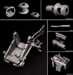 画像3: K59[C-020] 7.5cm Pak40 ディティールアップセット(DML/AFVクラブ用)