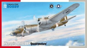 画像1: スペシャルホビー[SPH SH72406]1/72 ピアッジョ P.108B 4発重爆撃機 (1)