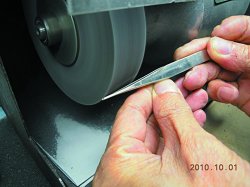 画像2: プラッツ[AL-K166]シモムラアレック 職人堅気 精密ピンセット-BILL 1.3幅 (先平タイプ)