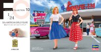 ハセガワ[FC10]50’s アメリカン ガールズ フィギュア