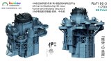 レインボーモデル[VICRAI7190-3]1/700 日本海軍 伊勢型航空戦艦 伊勢、日向 煙突/中央構造物 （フジミ用）