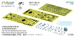 画像1: レインボーモデル[VICRAI7190-5]1/700 日本海軍 伊勢型航空戦艦伊勢、日向 上甲板/船体艤装アップグレードセット（フジミ用）