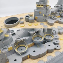 画像2: シップヤードワークス[VICSHIS350014]1/350 日本海軍 戦艦 大和 アップグレードパック(ボーダーモデルBS－004用)
