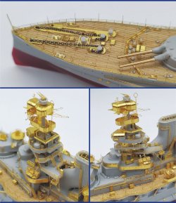 画像2: シップヤードワークス[VICSHIS700021]1/700 英海軍 戦艦 バーラム 1941(トランぺッター05798用)