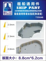 シップヤードワークス[VICSHIT35046]1/350 三角補強板 3サイズ (エッチングパーツ、汎用)