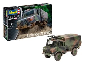 画像1: ドイツレベル[Re03337] 1/35 ウニモグ(2t milgl) (1)