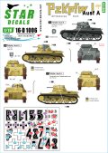 STAR DECALS[SD16-D1006]1/16 WWII 独 I号戦車A型 北アフリカ戦線のドイツアフリカ軍団(DAK)