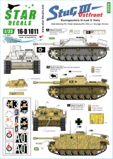 STAR DECALS[SD16-D1011]1/16 WWII ドイツ 東部戦線のIII号突撃砲 第191突撃砲大隊 第302装甲大隊(Fkl) 第1スキー猟兵師団