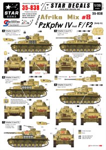 画像1: STAR DECALS[SD35-838] 1/35 WWII独 北アフリカミックス Part.8 IV号戦車F/F.2型 (1)