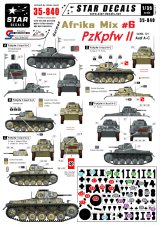 STAR DECALS[SD35-840]1/35 WWII独 北アフリカミックス Part.6 II号戦車A-C型