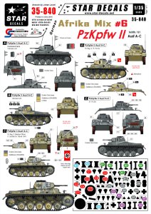 画像1: STAR DECALS[SD35-840]1/35 WWII独 北アフリカミックス Part.6 II号戦車A-C型 (1)