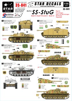 画像1: STAR DECALS[SD35-841]1/35 WWII独 武装親衛隊の突撃砲 Part.2 III突F/8,G型、IV突