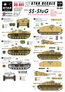 画像1: STAR DECALS[SD35-841]1/35 WWII独 武装親衛隊の突撃砲 Part.2 III突F/8,G型、IV突 (1)