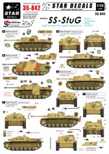 STAR DECALS[SD35-842]1/35 WWII独 武装親衛隊の突撃砲 Part.1 III突E,F,G型
